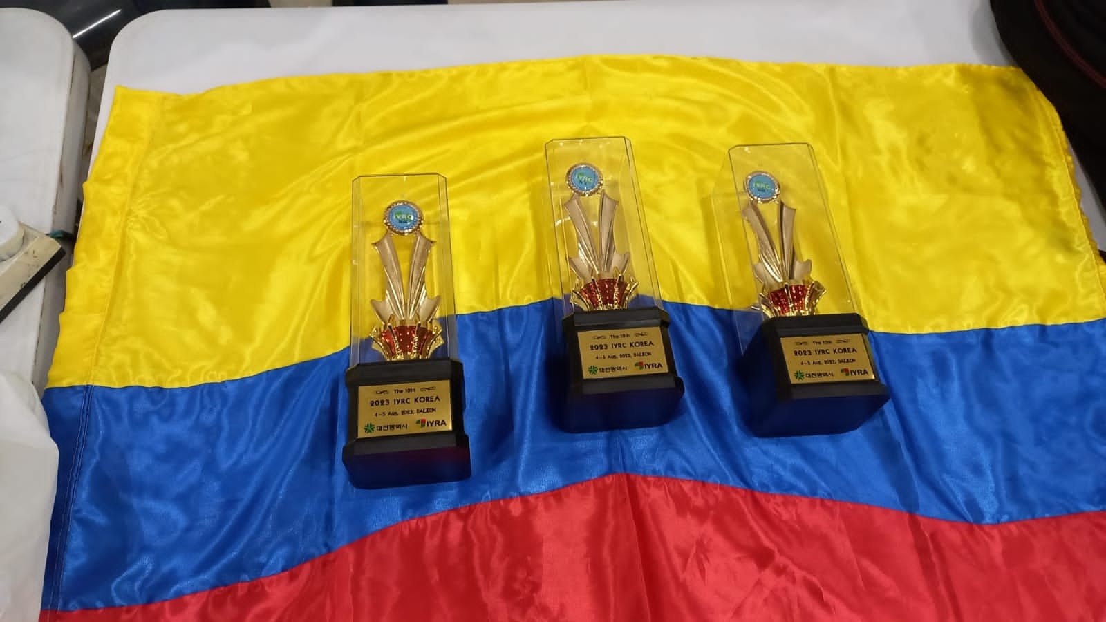 Estudiantes colombianos ganaron competencia internacional de robótica en Corea del Sur