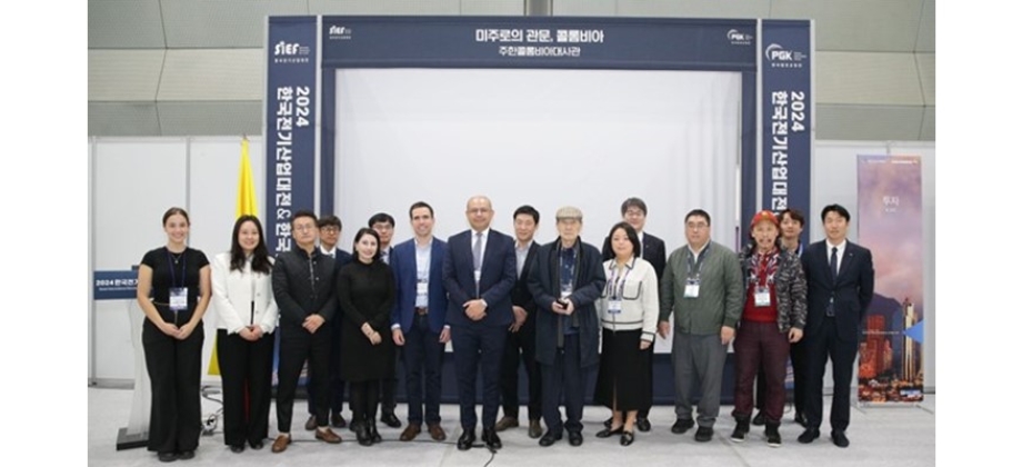 Colombia participó en la 'Exposición Internacional de la Industria Eléctrica y Energética de Corea 2024'