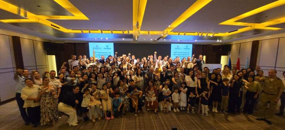 Embajada de Colombia en la República de Corea celebró sus 215 años de independencia con la comunidad colombiana bajo el lema “20 de Julio con dignidad”