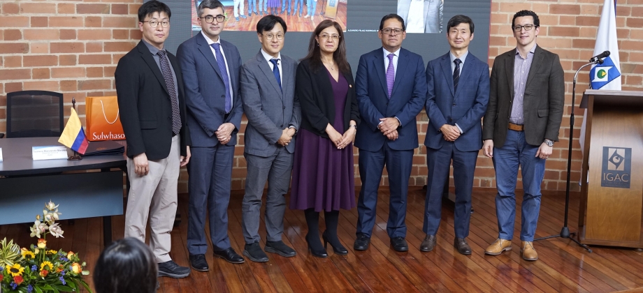 Cooperación entre las República de Corea y Colombia contribuye a la consolidación de la paz