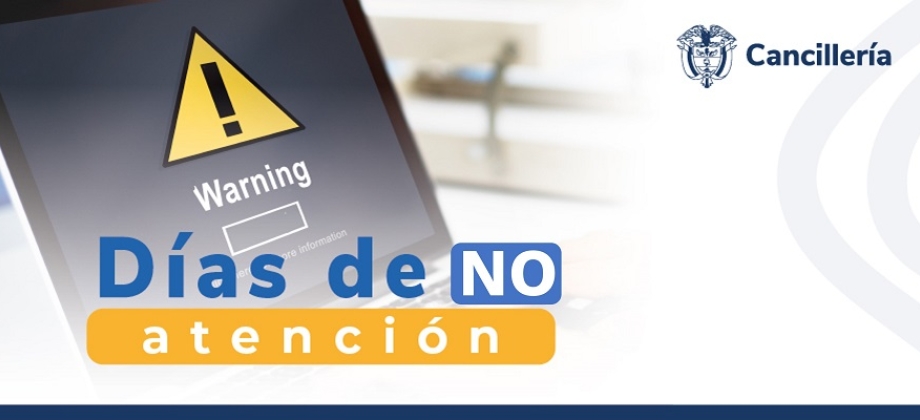 La Embajada y el Consulado de Colombia en Corea informan que no tendrán atención al público el 10 de abril de 2024, con ocasión del día de elecciones de Asamblea Nacional