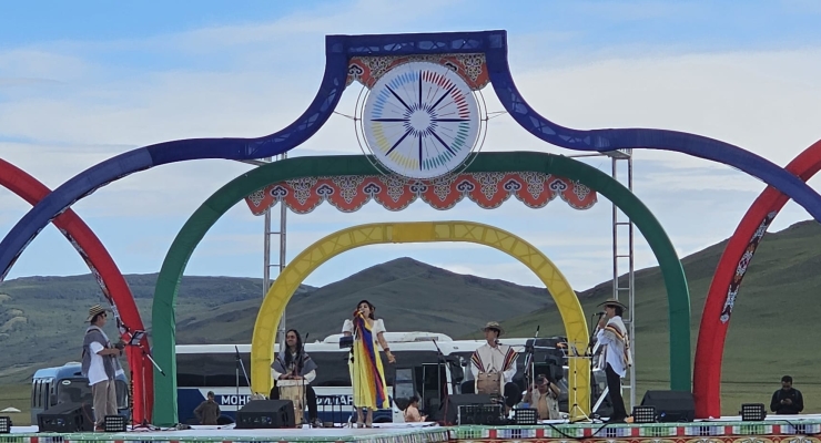 La música del caribe colombiano resonó en el Nomads World Cultural Festival en Mongolia con la presentación de Bibim Beat 