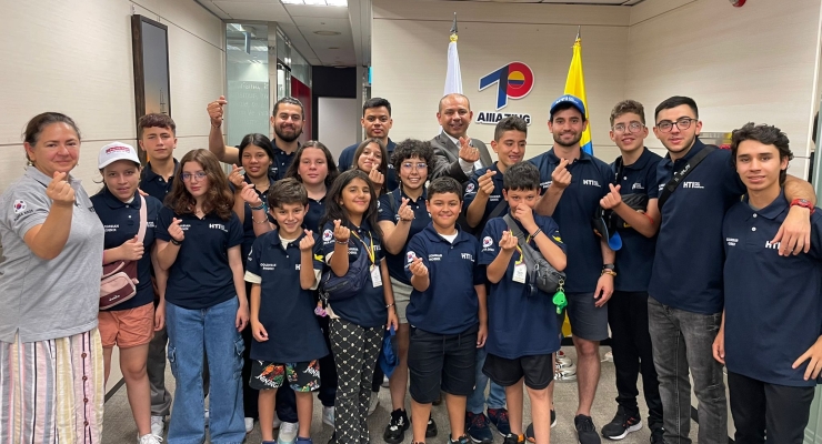 Estudiantes colombianos ganaron competencia internacional de robótica en Corea del Sur