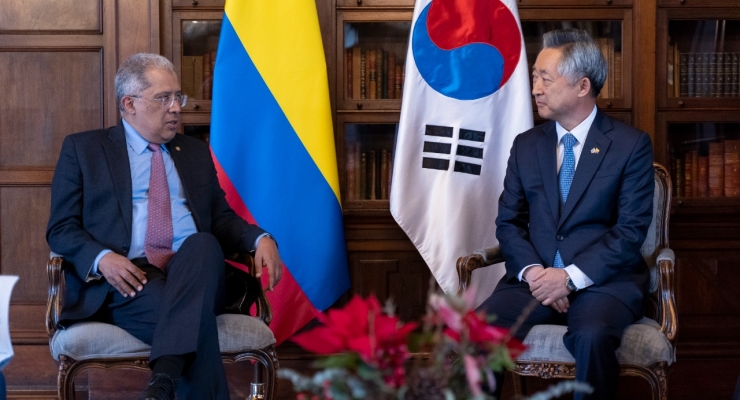 Viceministro de Relaciones Exteriores le dio la bienvenida a Colombia al nuevo Embajador de Corea, Lee Wang Keun