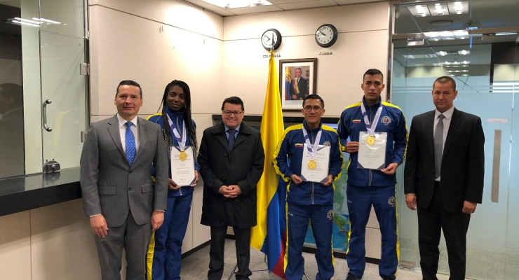 Deportistas colombianos ganaron medallas en el campeonato de Teakwondo realizado en Corea 