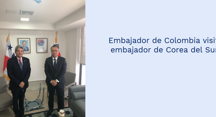 Embajador de Colombia visita embajador de Corea del Sur